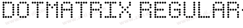 DotMatrix Regular字体转换